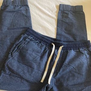 J. Crew chambray jogger size L